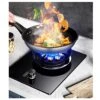 Portable Gas Stove, 5.2KW 9-chamber High-fire Wok With 1 Burner, With Flameout Protection, Black Tempered Glass Cast Iron Pot Frame, Easy To Clean (Size : LPG) -KitchenAid Shop 51JMaDZhcBL