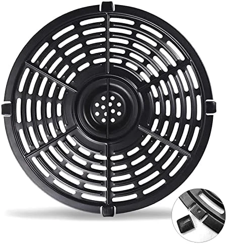 Air Fryer Grill Pan For Power XL Gowise 7QT Air Fryers,Nonstick Coating Crisper Plate,Air Fryer Replacement Parts,Air Fryer Rack,Air Fryer Accessories,Enamel Coating,Non-stick,Dishwasher Safe 8 Air Fryer Grill Pan For Power XL Gowise 7QT Air Fryers,Nonstick Coating Crisper Plate,Air Fryer Replacement Parts,Air Fryer Rack,Air Fryer Accessories,Enamel Coating,Non-stick,Dishwasher Safe - Image 6