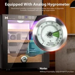 Electric Cooler 300 Count 54-73°F Temp Adjustment 2 Spanish Cedar Wood Shelves And 1 Drawers Keep Ideal Temperature And Humidity -KitchenAid Shop 51JcZmtAhYL