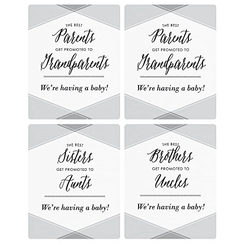 Family Pregnancy Announcement Gift For Women And Men - Wine Bottle Label Stickers - Set Of 4 6 Family Pregnancy Announcement Gift For Women And Men - Wine Bottle Label Stickers - Set Of 4 - Image 4