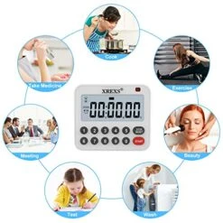 Digital Kitchen Timer Magnetic Countdown Up Cooking Timer Loud Alarm And Mute Optional, Magnet And Stand, Large Display Classroom Timer For Teachers (2 Batteries Included) Upgraded Version -KitchenAid Shop 51JmiAIvc4L