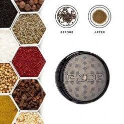 Yce Polycarbonate 2-Piece Herb & Spice Grinder With Storage Chamber (Black) 10 Yce Polycarbonate 2-Piece Herb & Spice Grinder With Storage Chamber (Black) -KitchenAid Shop 51JoLn9UmNL