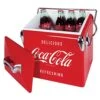 Coca-Cola Retro Ice Chest Cooler With Bottle Opener 13L (14 Qt), 18 Can Capacity, Red And Silver, Vintage Style Ice Bucket For Camping, Beach, Picnic, RV, BBQs, Tailgating, Fishing -KitchenAid Shop 51JvyKbHsTL