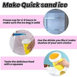Rookhaven 12oz Frozen Magic Slushy Maker Cup | Multipurpose - Portable & Reusable Slushie Cup Maker Squeeze For Kids & Adults | Diy Slushy Cup Maker Tiktok | Pink Frozen Magic Squeeze Cup 15 Rookhaven 12oz Frozen Magic Slushy Maker Cup | Multipurpose - Portable & Reusable Slushie Cup Maker Squeeze For Kids & Adults | Diy Slushy Cup Maker Tiktok | Pink Frozen Magic Squeeze Cup -KitchenAid Shop 51K8r04OwpL