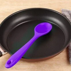 6 PCS Multicolored Silicone Mixing Spoons,Silicone Nonstick Kitchen Cooking Baking Serving Spoons Utensil For Kitchen Cooking Mixing Baking Serving And Stirring(2 Large And 4 Small) -KitchenAid Shop 51Kb5pPAJ5L