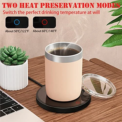 Mart Coffee Mug Warmer,SAINSWIN 2-Setting Coffee Cup Warmer For Office,Electric Mug Warmer For Tea,Coffee,Beverage,Milk,Cup Warmer Heating Plate Is For People (NO Mug Included) 5 Mart Coffee Mug Warmer,SAINSWIN 2-Setting Coffee Cup Warmer For Office,Electric Mug Warmer For Tea,Coffee,Beverage,Milk,Cup Warmer Heating Plate Is For People (NO Mug Included) - Image 3