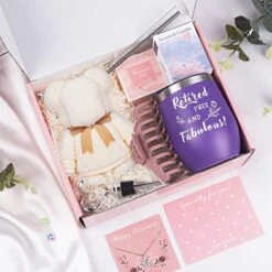 Retirement Gifts For Women - Female Retirement Gift Baskets For Teacher Nurse Coworker Mom Grandma - Happy Retired Gifts Relaxing Spa Kit For Retirement Party -KitchenAid Shop 51KgVgP0mvL