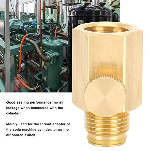 Zerone Soda Adapter Connector Soda Cylinder Adapter Female Thread Soda Cylinder Adapter Valve With Switch Female Thread TR21-4 To Male Thread G1/2 Conversion Kit For Soda Stream 6 Zerone Soda Adapter Connector Soda Cylinder Adapter Female Thread Soda Cylinder Adapter Valve With Switch Female Thread TR21-4 To Male Thread G1/2 Conversion Kit For Soda Stream - Image 4