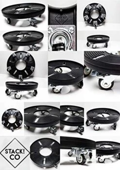 12" Sturdy Dolly - Inexpensive And Easy Way To Move Sixtel And Quarter Slim Kegs And Small Heavy Pots - Great For Transporting Slim Kegs From Walk-in To Keg Fridge At Bar -KitchenAid Shop 51KzsFyr0gL