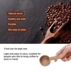 Offee Scoop For Ground Coffee, Black Walnut Wooden Coffee Measuring Spoon For Coffee Beans Or Tea 8g/10g(Long Handle) 14 Offee Scoop For Ground Coffee, Black Walnut Wooden Coffee Measuring Spoon For Coffee Beans Or Tea 8g/10g(Long Handle) -KitchenAid Shop 51LbcsexSBL