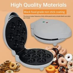 Mini Donut Maker Machine, Doughnut Maker Multifunctional Snack Maker For Kid-Friendly Breakfast Snacks Desserts, Electric Donuts Maker With Non-stick Surface, Makes 7 Doughnuts 11 Mini Donut Maker Machine, Doughnut Maker Multifunctional Snack Maker For Kid-Friendly Breakfast Snacks Desserts, Electric Donuts Maker With Non-stick Surface, Makes 7 Doughnuts -KitchenAid Shop 51LgE1jhiQL