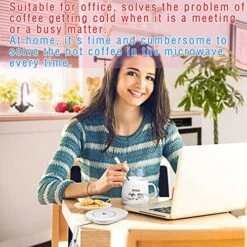 Coffee Mug Warmer, Candle Warmer Plate With Auto Shut Off, Coffee Warmer With Mug Set For Women, Smart Temperature Control With 55℃/131℉, Electric Heated Coffee Cup Warmer For Desk 12 Coffee Mug Warmer, Candle Warmer Plate With Auto Shut Off, Coffee Warmer With Mug Set For Women, Smart Temperature Control With 55℃/131℉, Electric Heated Coffee Cup Warmer For Desk -KitchenAid Shop 51LjjmFcJ7L