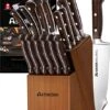 Knife Set, 15 Pcs Kitchen Knife Set With Block, Astercook German Stainless Steel With Scissors, Knife Sharpener And 6 Serrated Steak Knives 2 Knife Set, 15 Pcs Kitchen Knife Set With Block, Astercook German Stainless Steel With Scissors, Knife Sharpener And 6 Serrated Steak Knives -KitchenAid Shop 51LkkQ0VnoL