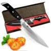Chef Knife 8 Inch, Multipurpose, Sharp Kitchen Knife, High Carbon Stainless Steel, Ergonomic Handle, Home Or Professional Use, Chef's Knife Includes Sheath & Gift Box 1 Chef Knife 8 Inch, Multipurpose, Sharp Kitchen Knife, High Carbon Stainless Steel, Ergonomic Handle, Home Or Professional Use, Chef's Knife Includes Sheath & Gift Box -KitchenAid Shop 51Lkt5VqpeL