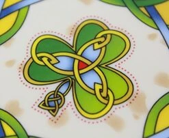 Irish Weave Ceramic Spoon Rest With Celtic And Shamrock Design, 230Mm X 75Mm -KitchenAid Shop 51Lq6QvzWML