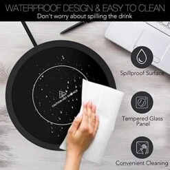 Coffee Mug Warmer For Desk, Electric Coffee Cup Warmer With 3-Temp Settings, Smart Coffee Warmer For Desk Auto Shut Off, Enlarged Heating Plate Suitable For Most Cups, Gift For Your Friends And Family -KitchenAid Shop 51LrV9i2kuL