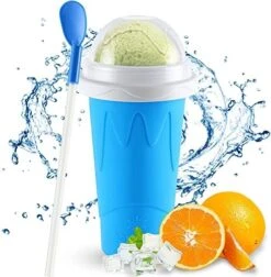 Slushie Cup Slushy Maker Ice Cup Silica Cup Pinch Cup Summer Cooler Smoothies Cup Double Layer Squeeze Cup Slush Maker Cup Smoothie Cup -KitchenAid Shop 51LyIiILfaL. AC