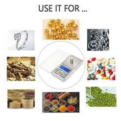 Digital Pocket Scale, 500g Capacity High Precision Balance Of 0.01g, Mini Electronic Grams Reloading Weight Scale, Food Scale, Jewelry Gem Scale, Kitchen Scale -KitchenAid Shop 51LySfLeuTL