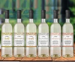 Printed Party Marriage Milestones, Greenery Wedding Firsts, 6 Wine Bottle Labels -KitchenAid Shop 51M2AZraozL