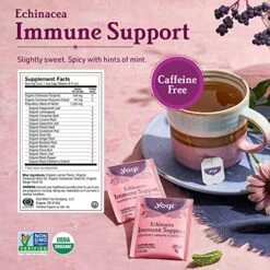 Tea - Get Well Variety Pack Sampler (6 Pack) - Herbal Teas For Cold And Flu Symptom Support - Caffeine Free - 96 Organic Herbal Tea Bags -KitchenAid Shop 51M2pUoLzPL