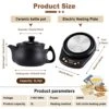 Hinese Medicine Pot 3L Automatic Herbal Medicine Cooker 110V Electric Ceramic Herb Tea Maker 2 Hinese Medicine Pot 3L Automatic Herbal Medicine Cooker 110V Electric Ceramic Herb Tea Maker -KitchenAid Shop 51M6UmvgRTL