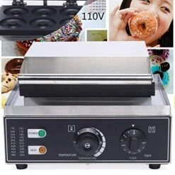 Electric Donut Doughnut Maker, Non-stick Donut Maker For Making Doughnut Or Waffle Maker Temperature Range 50-300℃ 110V 1550W 12 Electric Donut Doughnut Maker, Non-stick Donut Maker For Making Doughnut Or Waffle Maker Temperature Range 50-300℃ 110V 1550W -KitchenAid Shop 51MAY6Kg1qL