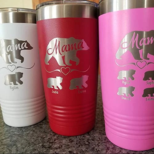 Mothers Day Gifts Mama Bear Personalized Tumbler | Mothers Day Gifts For Mom | Gifts For Women | Mothers Day Gifts From Daughter | Custom Mothers Day Gift 7 Mothers Day Gifts Mama Bear Personalized Tumbler | Mothers Day Gifts For Mom | Gifts For Women | Mothers Day Gifts From Daughter | Custom Mothers Day Gift - Image 5