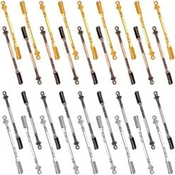 Spoon Mini Shovel Medicine Spoon, Tableware Charm, Pendants Necklace Mini Shovel For Filling Vials With Herbs, Home Supply Necklace Spoon, Gold, Silver, Antique Brass, Black Gray (24 Pieces) -KitchenAid Shop 51MLxDCUbQL. AC