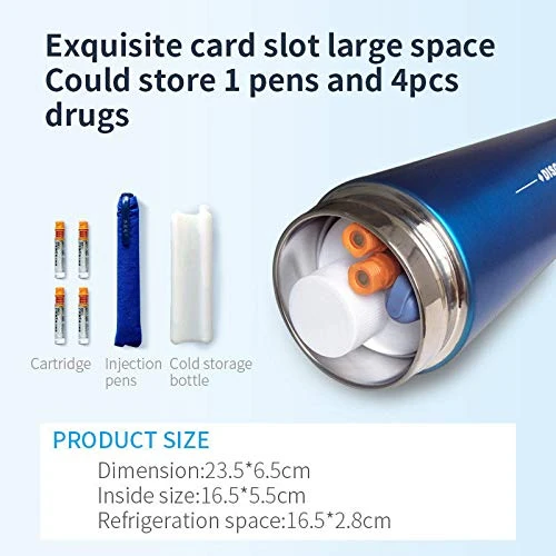 Cjc Premium Quality Portable Insulated Insulin Reefer Cup 36hrs Cooling Fridge Mini Car Refrigerator - Red 4 Cjc Premium Quality Portable Insulated Insulin Reefer Cup 36hrs Cooling Fridge Mini Car Refrigerator - Red - Image 2