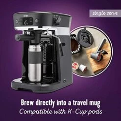 Mr. Coffee® All-in-One Occasions Specialty Pods Coffee Maker, 10-Cup Thermal Carafe, And Espresso With Milk Frother And Storage Tray, Black -KitchenAid Shop 51MeJL14ZdL