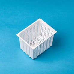 King Cheese Mold Cheesemaking Cow Goat Milk Cheese Molds Cheese Making Soft Cheese Rennet Feta Cheese Making Molds Cheese Rennet | 0.4L/0.35kg/0.77lbs 1 Pcs Rectangle Brick Original HOZPROM