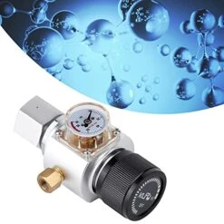 Sunshineface Mini CO2 Gas Regulator Soda Water Pressure Reducing Valve Adapter Soda Bottle Accessory For Homebrew -KitchenAid Shop 51Mhv7aSWhL