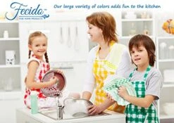 Classic Dark Kitchen Dish Towels With Hanging Loop - Heavy Duty Absorbent Dish Clothes - European Made 100% Cotton Tea Towels - Set Of 4, Red -KitchenAid Shop 51Mn5qUN9CL