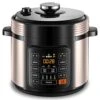 WETYG Electric Pressure Cooker Incense Energy Saving Cooker A Key Exhaust Pressure 6L Pressure Cooker
