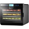 Food Dehydrator Machine - Easy Setup, Digital Adjustable Timer, Temperature Control | Keep Warm Function | Dryer For Jerky, Herb, Meat, Beef, Fruit And To Dry Vegetables | Over Heat Protection | 7 Stainless Steel Trays