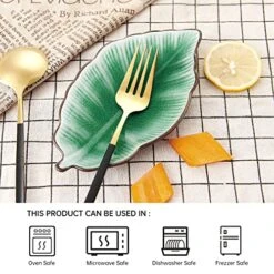 Large Spoon Rest Set Of 2 Spoon Holder For Stove Top Modern Farmhouse Kitchen Decor Leaf Shape Ceramic Spoon Rest Spoon Rests For Kitchen Stove Spoon Holder Dishwasher Safe Emerald Green -KitchenAid Shop 51MzqpZuOYL