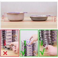 Coffee Capsule Holder, Compatible With Tassimo Capsules (52pcs) – Rotating Coffee Pod Stand (Tassimo 52pcs) -KitchenAid Shop 51N0TZxdOoL