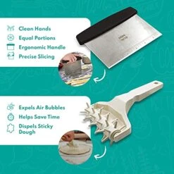 Adjustable Wood Rolling Pin Set – Rolling Pin With Thickness Rings – Cookie Rolling Pin - Pastry Cutter- Pasta Pizza Dough Fondant Roller – Best Rolling Pin - Baking Supplies - Dough Cutter 10 Adjustable Wood Rolling Pin Set – Rolling Pin With Thickness Rings – Cookie Rolling Pin - Pastry Cutter- Pasta Pizza Dough Fondant Roller – Best Rolling Pin - Baking Supplies - Dough Cutter -KitchenAid Shop 51N3M4w7NmL