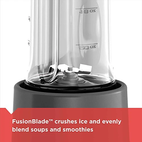 Black & Decker FusionBlade Personal Blender With Two 20oz Personal Blending Jars, Gray, PB1002G 5 Black & Decker FusionBlade Personal Blender With Two 20oz Personal Blending Jars, Gray, PB1002G - Image 3