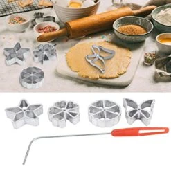 Cake Printing Pastry Mold, 4Pcs Dessert Mould Cake Printing Pastry Mold Biscuit Dessert Maker Waffle Model Set Baking Accessories, Flower Butterfly Star Shape -KitchenAid Shop 51NOHRI1NDL