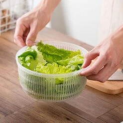 HEIMP Dryer Salad Spinner, Lettuce Fruit And Vegetable Quick Dryer, More Delicious Salads And Faster Food Preparation Kitchen Slicer 11 HEIMP Dryer Salad Spinner, Lettuce Fruit And Vegetable Quick Dryer, More Delicious Salads And Faster Food Preparation Kitchen Slicer -KitchenAid Shop 51NP2XG3lyS