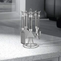 Morphy Richards 4 Piece Gadget Set-Titanium, 13 X 13 X 29.5 Cm -KitchenAid Shop 51NQm87EfgL