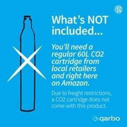 Qarbo Sparkling Water Maker With 4 Bottles, 3 Aircharge Caps And Cleaning Brush (Dark Bronze) 8 Qarbo Sparkling Water Maker With 4 Bottles, 3 Aircharge Caps And Cleaning Brush (Dark Bronze) -KitchenAid Shop 51NWVz14c6L