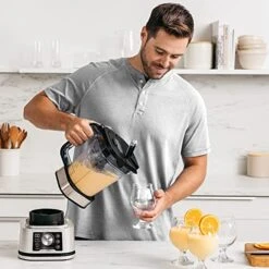Ninja CO351B SS351 Foodi Power Pitcher System, Smoothie Bowl Maker, 4in1 Blender + Food Processor, Single Serve Blender 1400WP SmartTORQUE 6 Auto-iQ Presets (Renewed) 10 Ninja CO351B SS351 Foodi Power Pitcher System, Smoothie Bowl Maker, 4in1 Blender + Food Processor, Single Serve Blender 1400WP SmartTORQUE 6 Auto-iQ Presets (Renewed) -KitchenAid Shop 51NYlXypwsL