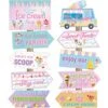 20 Pcs Ice Cream Party Decorations Ice Cream Party Sign Ice Cream Birthday Party Decorations Ice Cream Party Supplies Ice Cream Theme Party Decorations Street Photo Prop Cutouts For Home Party Decor -KitchenAid Shop 51Nbo3e4mZL