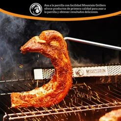 Pigtail Food Flipper Set - 17 & 12 Inch Meat Hooks & Turners With Steel Shafts & Color Coded Handles - Use In Place Of Tongs, Spatula & Meat Fork For BBQ Ribs, Steak, Chicken, Sausage, Vegetables 11 Pigtail Food Flipper Set - 17 & 12 Inch Meat Hooks & Turners With Steel Shafts & Color Coded Handles - Use In Place Of Tongs, Spatula & Meat Fork For BBQ Ribs, Steak, Chicken, Sausage, Vegetables -KitchenAid Shop 51NdeZLmfaL