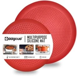 Multi-Purpose Microwave Mat, 12" Silicone Microwave Mats Round, BPA Free Heat Resistant Trivets, Pot Holders, Microwave & Dishwasher Safe (Black, 2Pcs) 25 Multi-Purpose Microwave Mat, 12" Silicone Microwave Mats Round, BPA Free Heat Resistant Trivets, Pot Holders, Microwave & Dishwasher Safe (Black, 2Pcs) -KitchenAid Shop 51NompWdRZL. AC