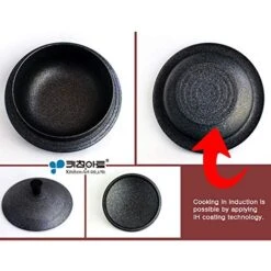 IH Induction Korean Traditional Iron Pot Rice Gamasot Ceramic Cauldron 7.7"(20cm) Made In Korea -KitchenAid Shop 51NpqyaahRL