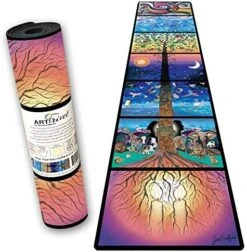 Israel Hatikva ArtTrivet Heat-Resistant Table Runner And Trivet - Fabric Top And Non-Slip Rubber Base (12"x48") -KitchenAid Shop 51Nv9DwESUL. AC