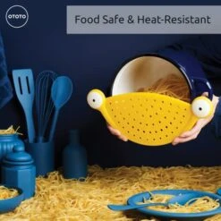 Monstrainer Pasta Strainer - Pot Strainers For Kitchen Gifts, Food Strainer, Noodle Strainer, Clip On Strainer For Pots - Cool Kitchen Gadgets, Cute Kitchen Accessories, Kitchen Finds - BPA Free -KitchenAid Shop 51Nw9rutVhL